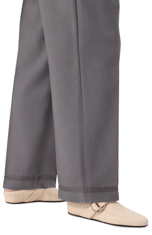 Кожаные сабо Ande Ann Demeulemeester B0012921/LT154 Кремовый  B0012921/LT154 Фото 3