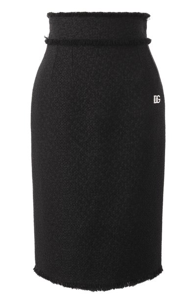 Женская юбка из шерсти и вискозы DOLCE & GABBANA, арт. F4CJCT/GDCLW