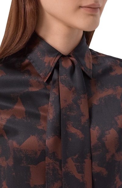 Атласная рубашка KITON разноцветного цвета по цене 165500 руб., арт. D48407K0584I, фото 5 Атласная рубашка KITON, арт. D48407K0584I, фото 5