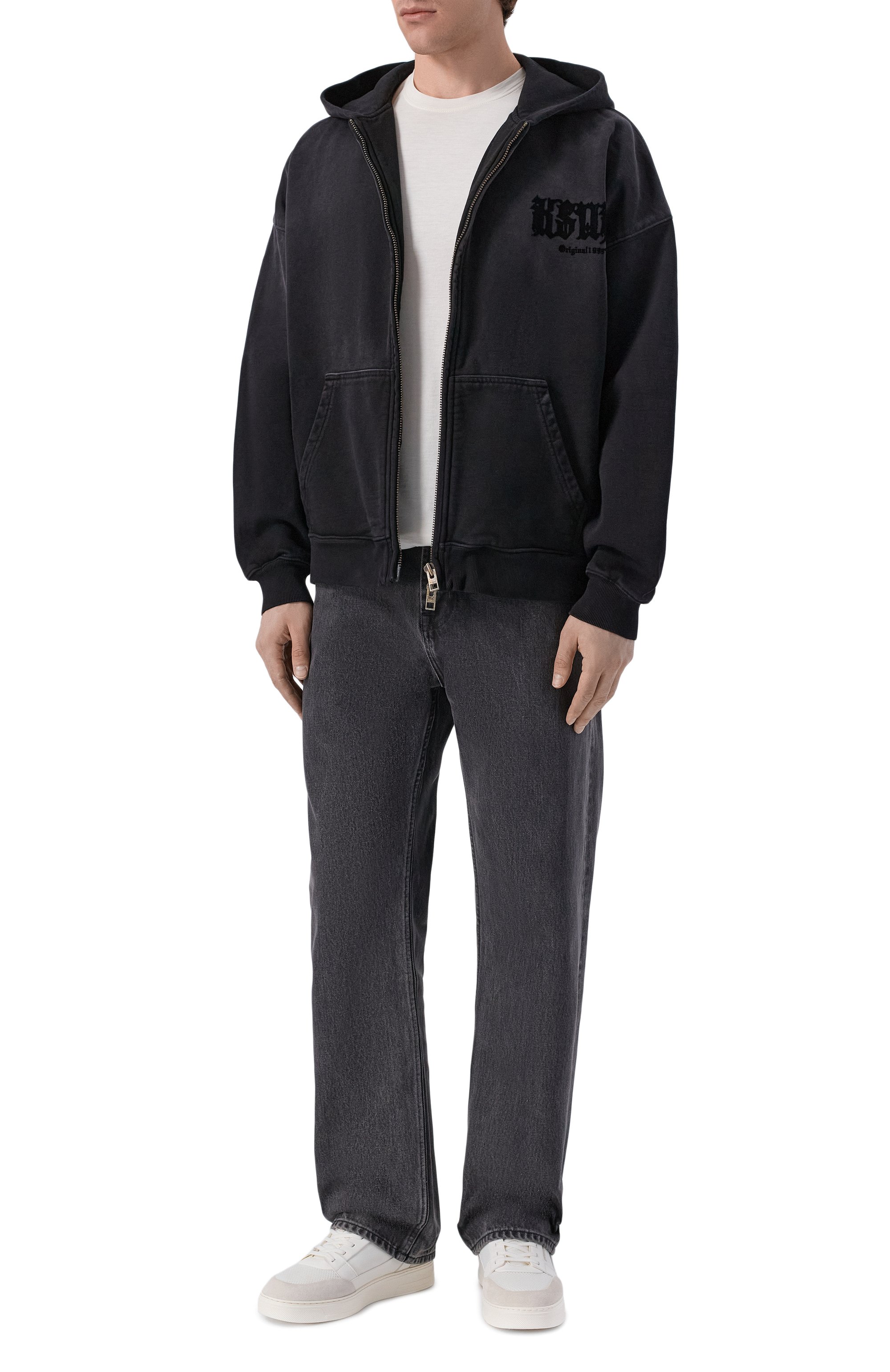 Комбинированные кеды EMPORIO ARMANI, арт. EM004836/AF24321, фото 2