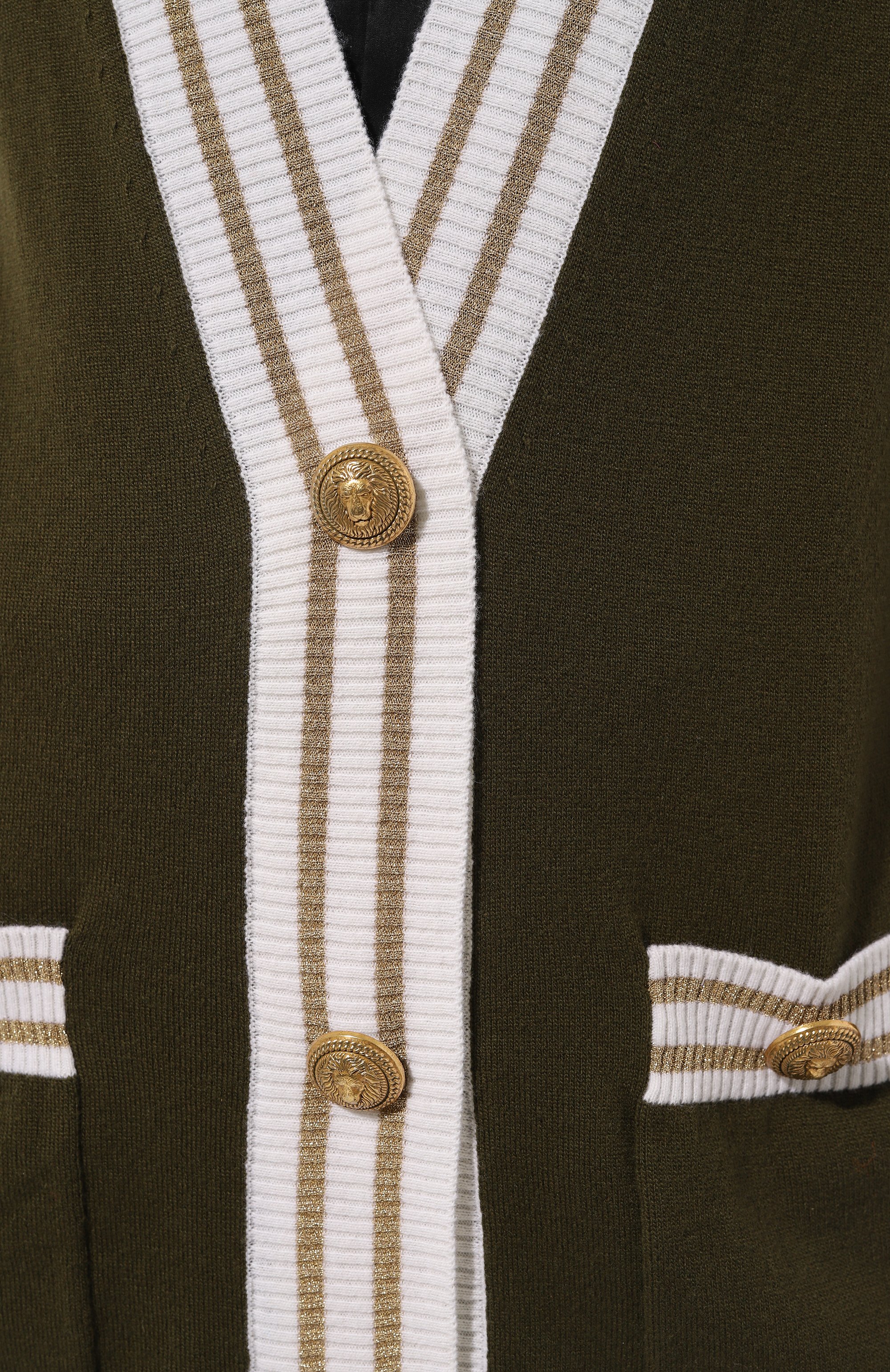 Кардиган из шерсти и кашемира BALMAIN, арт. AF1K0000KD97, фото 5