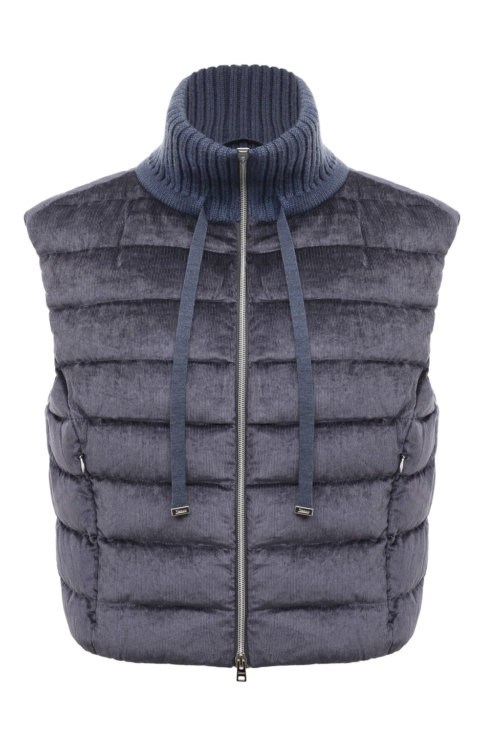 Пуховый жилет из вельвета HERNO, арт. PI00123DR/12631, фото 1