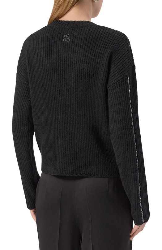 Свитер HUGO 50548259 Чёрный  50548259 Фото 4