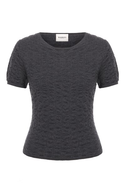 Женский шерстяной пуловер YUZEFI, арт. PARISSA-CREWNECK T0P