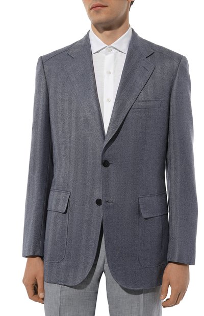 Пиджак из шелка и кашемира BRIONI, арт. RGQP0L/09403/TRAVEL 75, фото 5