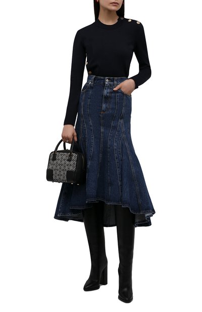 Джинсовая юбка ALEXANDER MCQUEEN, арт. 687394/QMABP, фото 2