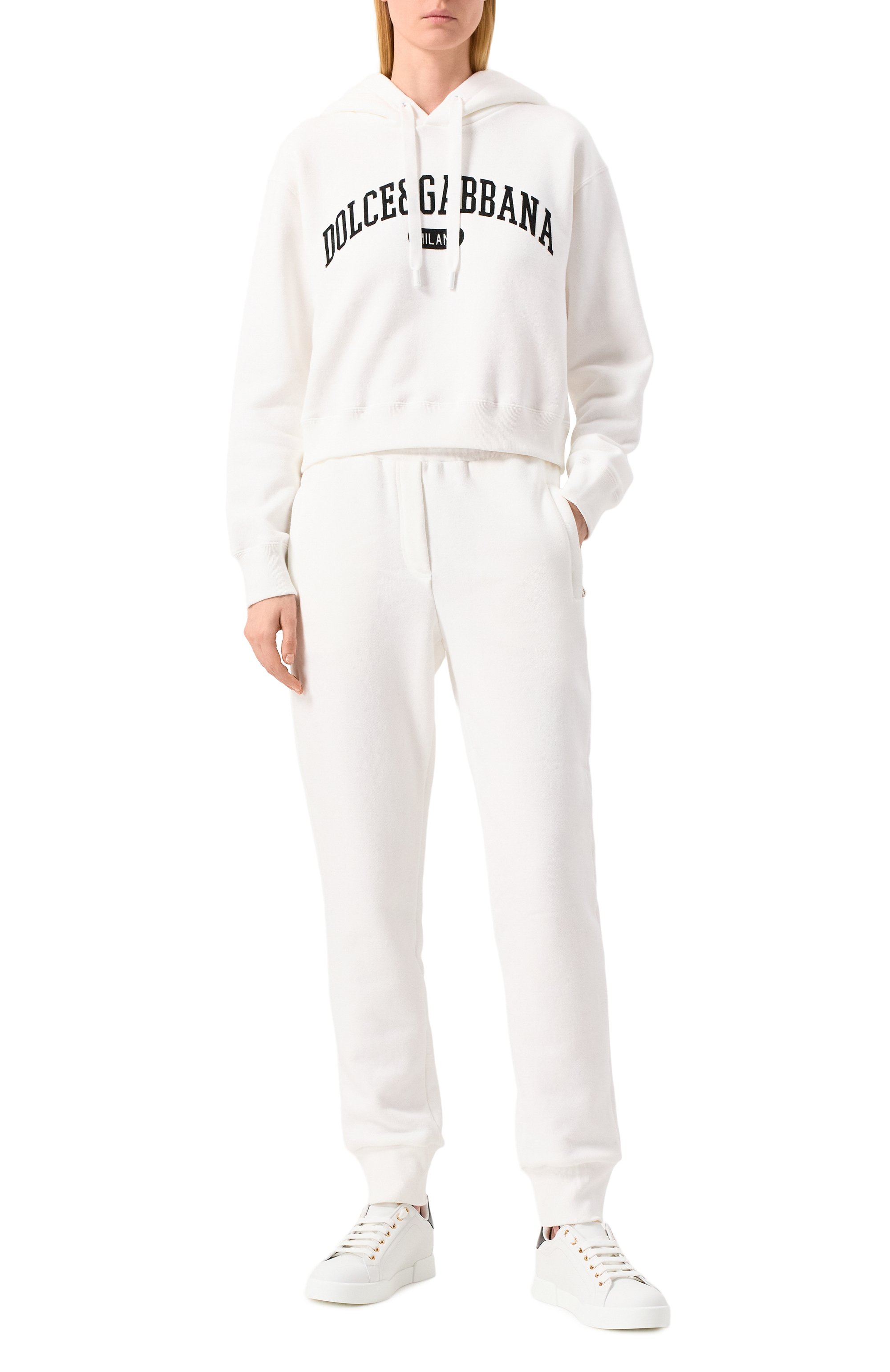 Хлопковые джоггеры DOLCE & GABBANA, арт. FTBX5T/GDCNU, фото 2