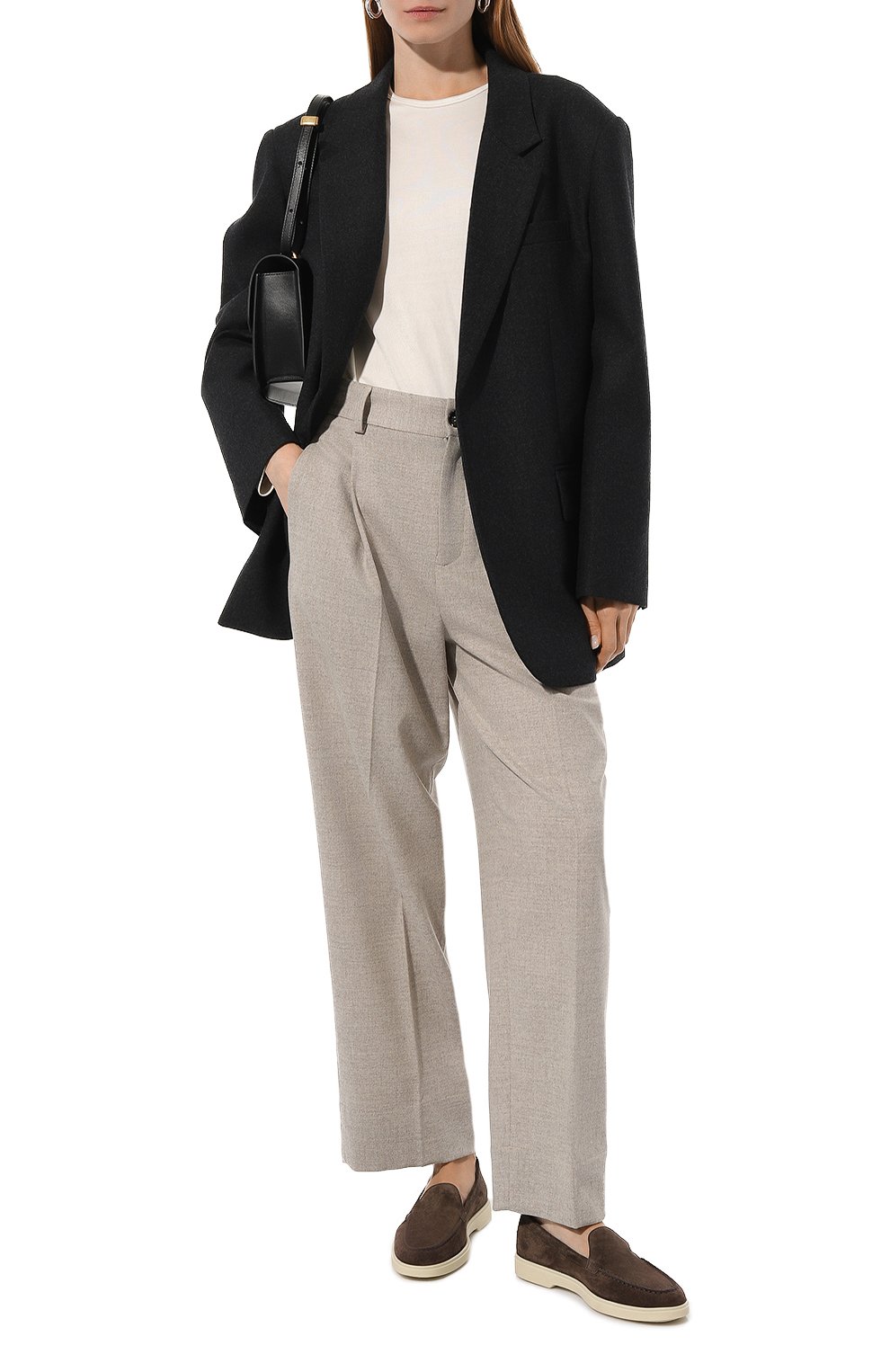 Замшевые лоферы SANTONI, арт. WUYA58856TISNSW9, фото 2