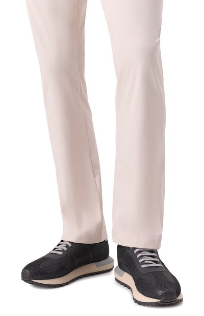 Текстильные кроссовки EMPORIO ARMANI, арт. X4X684/XR324, фото 3