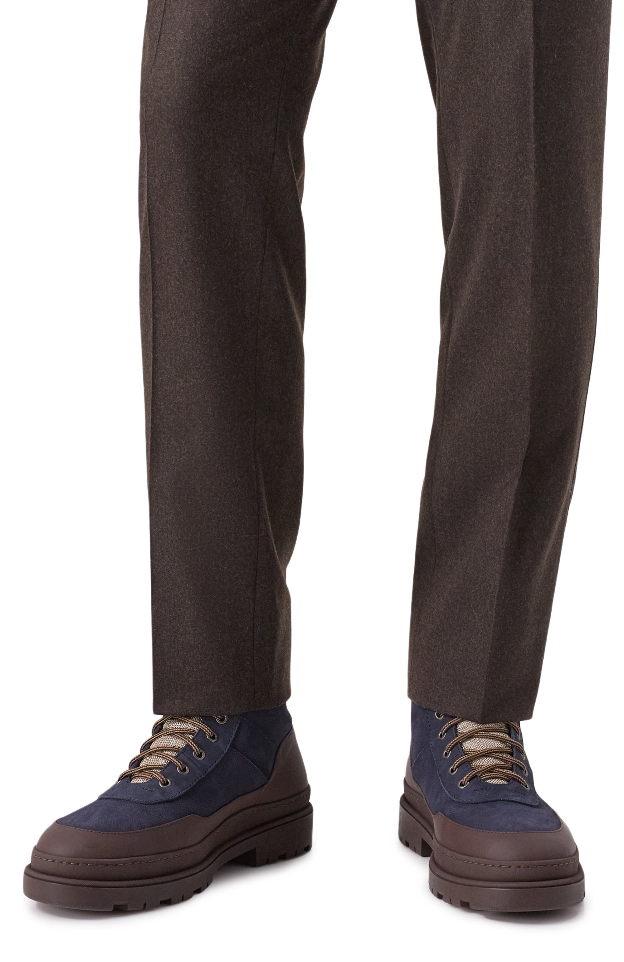 Кожаные ботинки BRUNELLO CUCINELLI, арт. MZUUHB2218, фото 3