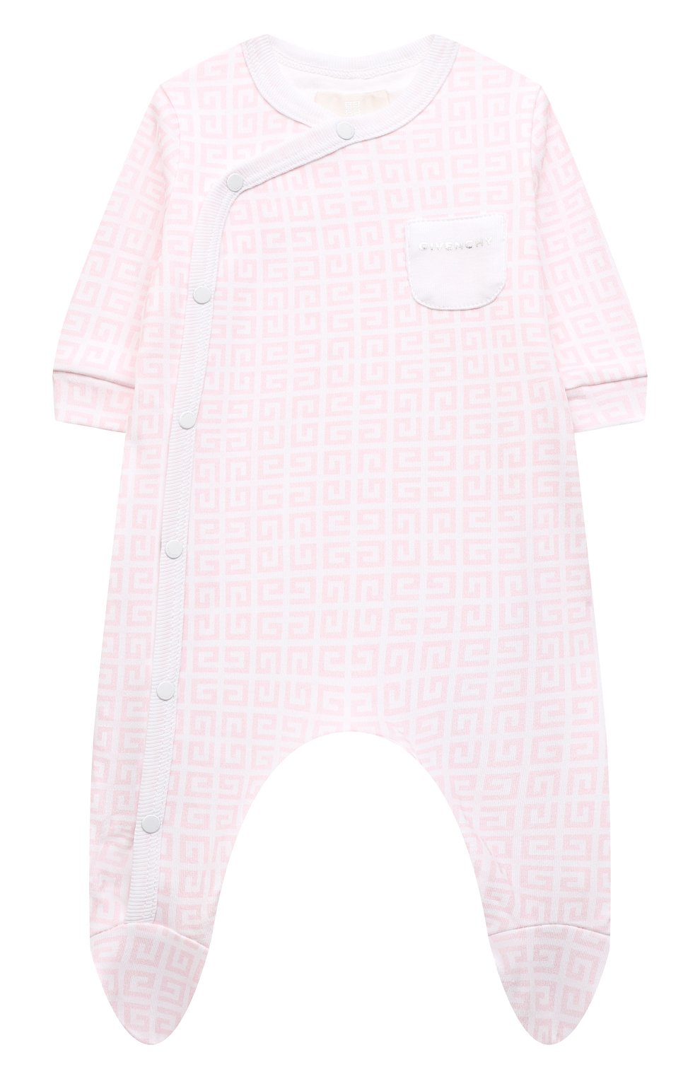 Хлопковый комбинезон GIVENCHY розового цвета по цене 25750 руб., арт. H97072, фото 1 Хлопковый комбинезон GIVENCHY, арт. H97072, фото 1