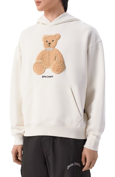 Хлопковое худи PALM ANGELS, арт. PMBB17DS26FLE00C, фото 3