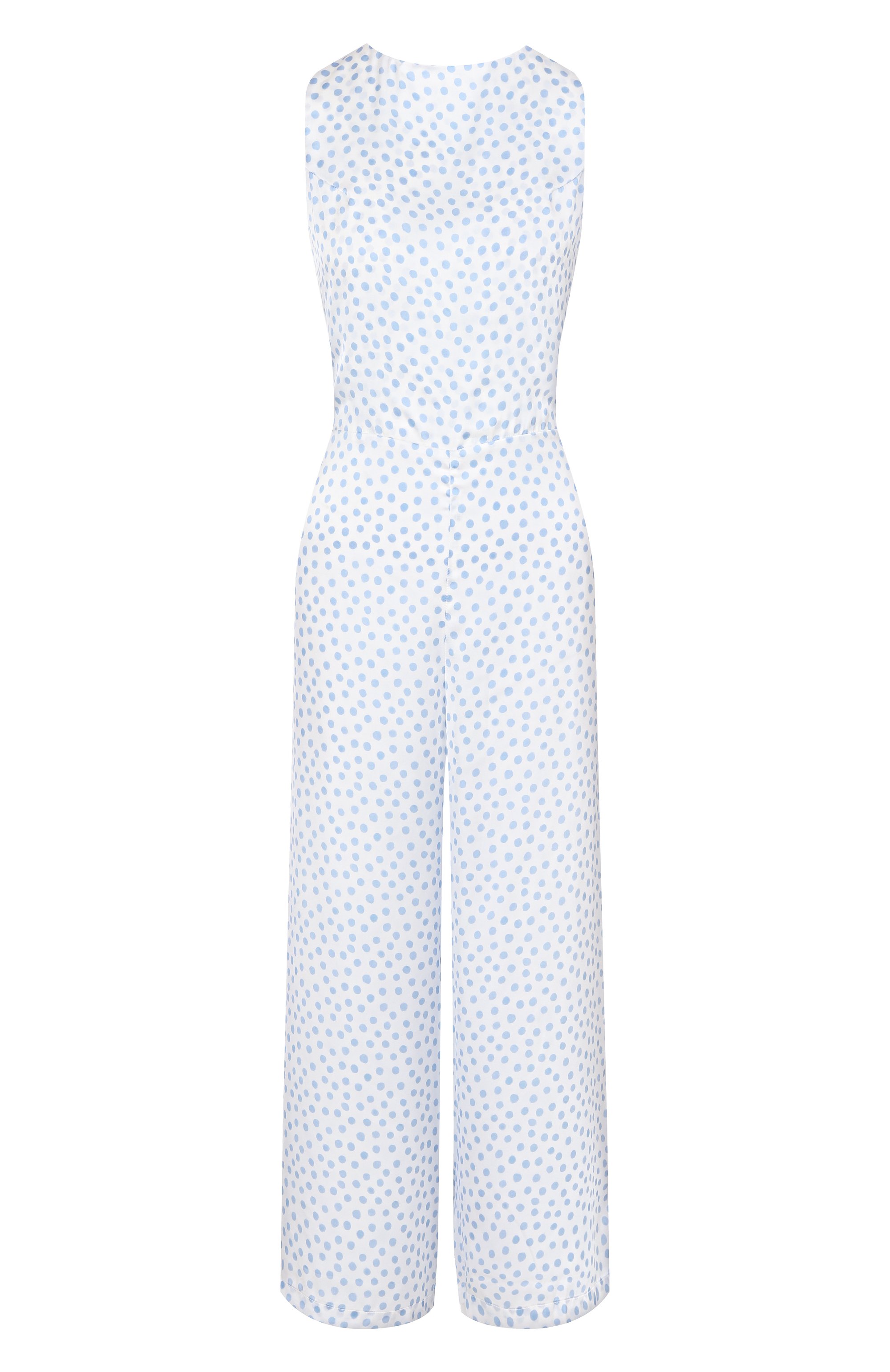 Атласный комбинезон MAX AND MOI голубого цвета по цене 49950 руб., арт. E25CAUDREY, фото 1 Атласный комбинезон MAX AND MOI, арт. E25CAUDREY, фото 1