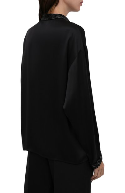 Шелковая блузка GIORGIO ARMANI, арт. 1WHCR01N/T02YR, фото 4