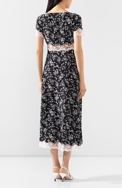 Шелковое платье MIU MIU, арт. MF3597-1WBC-F0002, фото 4