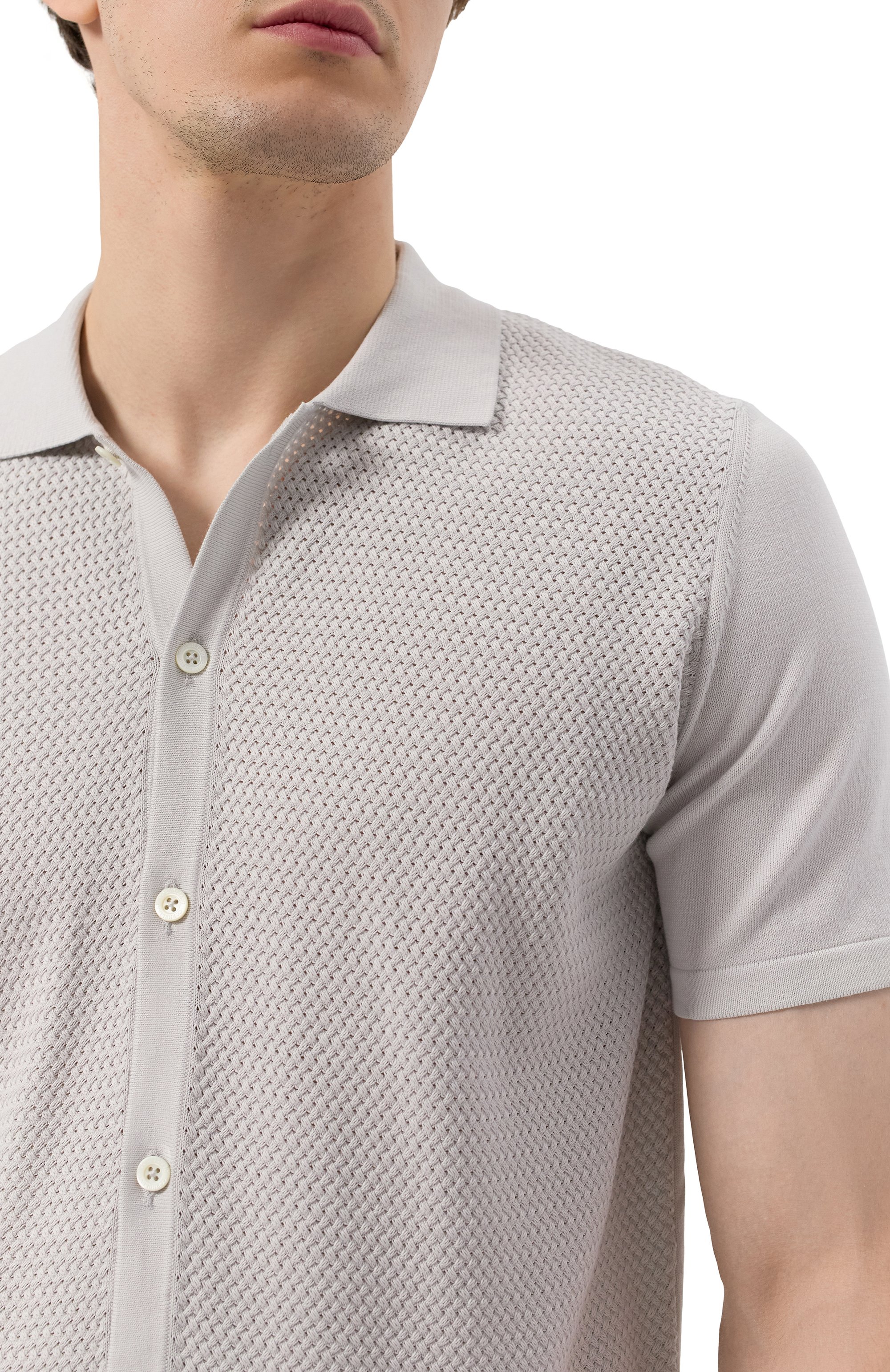 Хлопковая рубашка CORNELIANI, арт. 25M511-2525152, фото 5