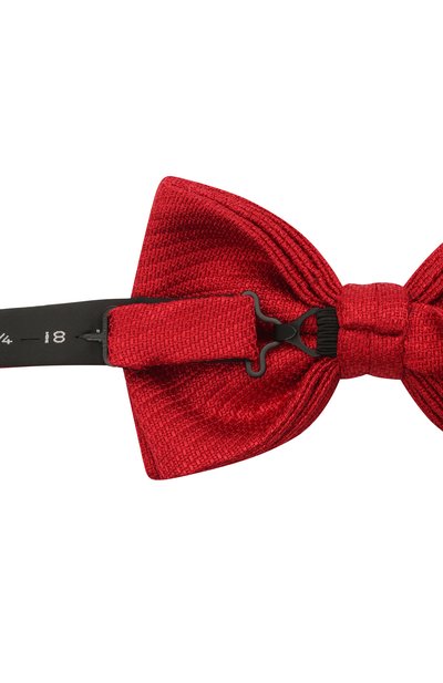 Шелковый галстук-бабочка BRIONI красного цвета по цене 20650 руб., арт. 01L200/PZ416, фото 2 Шелковый галстук-бабочка BRIONI, арт. 01L200/PZ416, фото 2