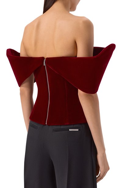 Бархатный топ-корсет DAVID KOMA, арт. PF25DK27T, фото 4