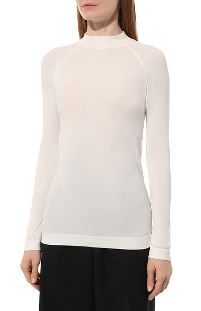 Лонгслив FALKE белого цвета по цене 17490 руб., арт. 33315, фото 3 Лонгслив FALKE, арт. 33315, фото 3