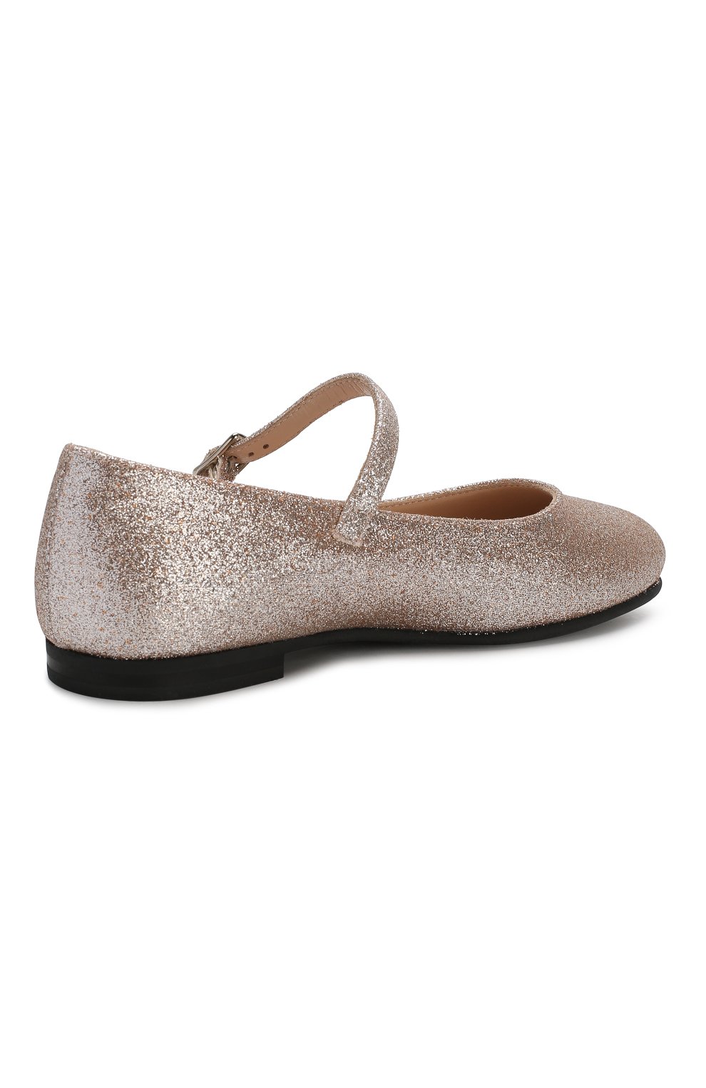 Туфли с ремешком IL GUFO золотого цвета по цене 15550 руб., арт. G234/TESSUT0 DINER0/31-34, фото 3 Туфли с ремешком IL GUFO, арт. G234/TESSUT0 DINER0/31-34, фото 3