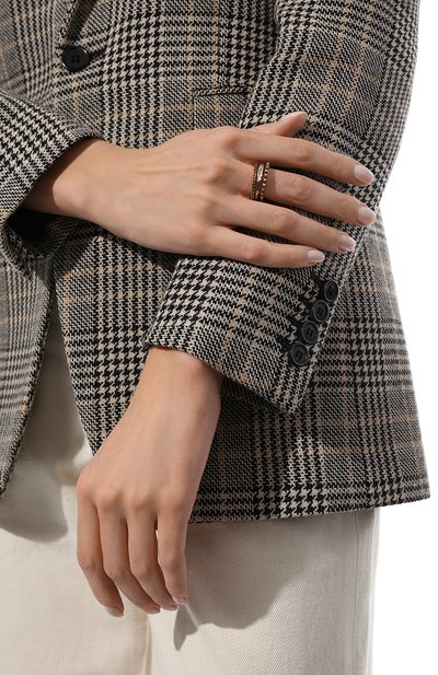 Кольцо ALEXANDER MCQUEEN золотого цвета по цене 51400 руб., арт. 677691/J160Z, фото 2 Кольцо ALEXANDER MCQUEEN, арт. 677691/J160Z, фото 2