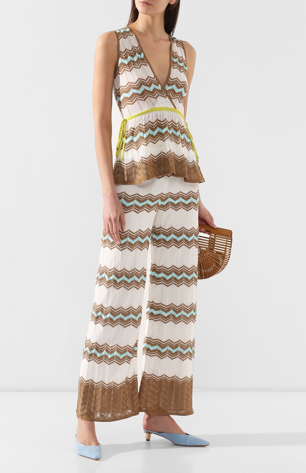Топ из смеси хлопка и вискозы M MISSONI, арт. 2DN00065/2K000S, фото 2