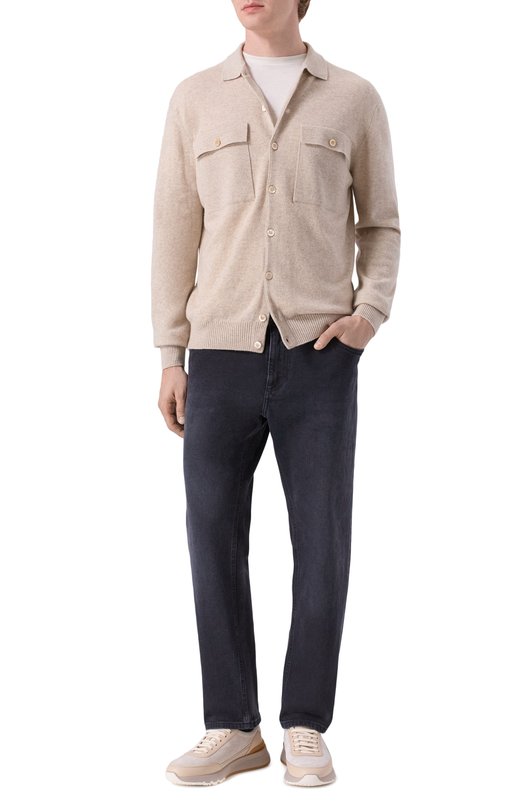 Кашемировый кардиган MVST M25.1PM.K015 Бежевый  M25.1PM.K015 Фото 2