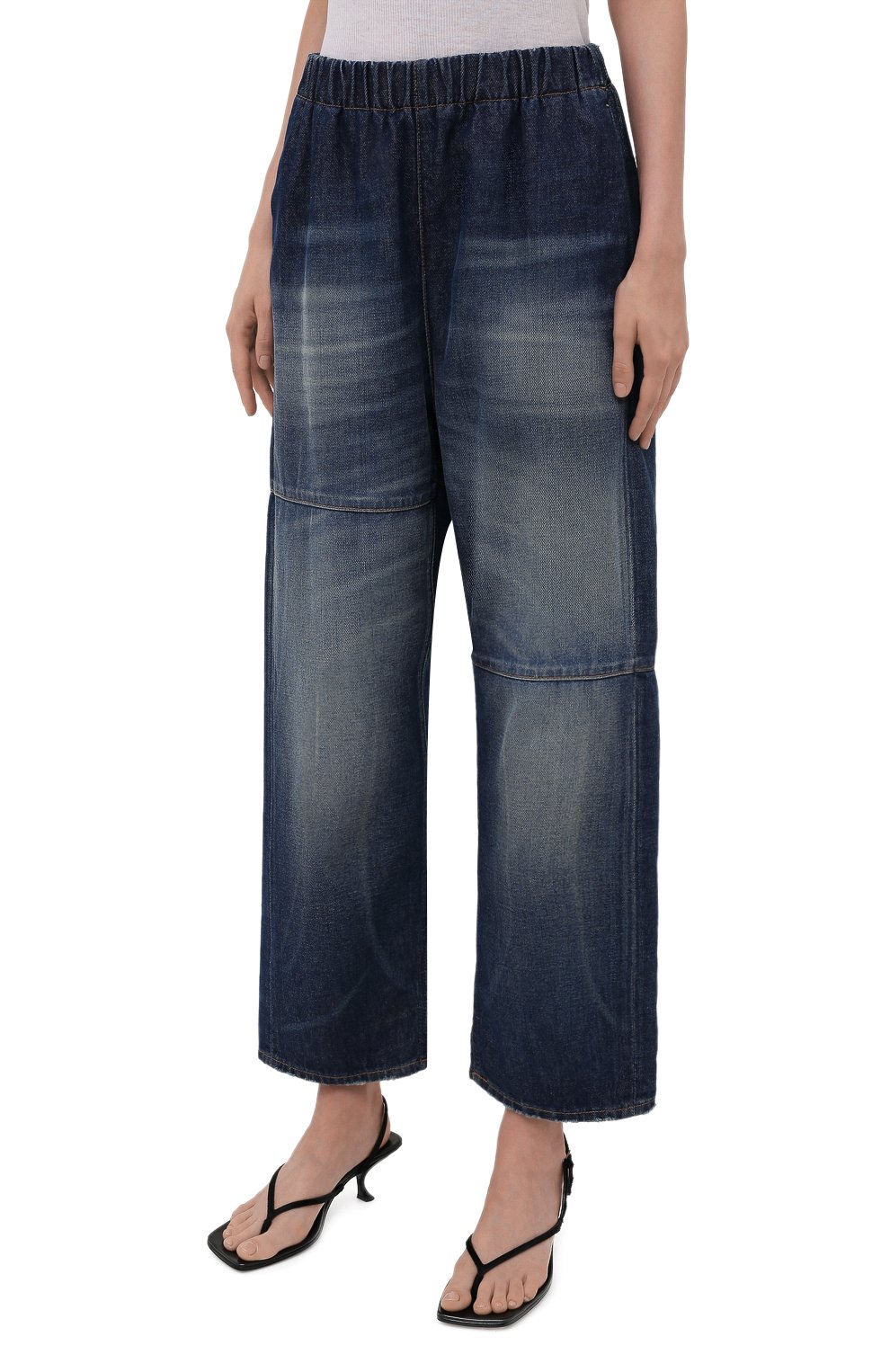 Джинсы MM6 темно-синего цвета по цене 27750 руб., арт. S52KA0324/S30460, фото 3 Джинсы MM6, арт. S52KA0324/S30460, фото 3