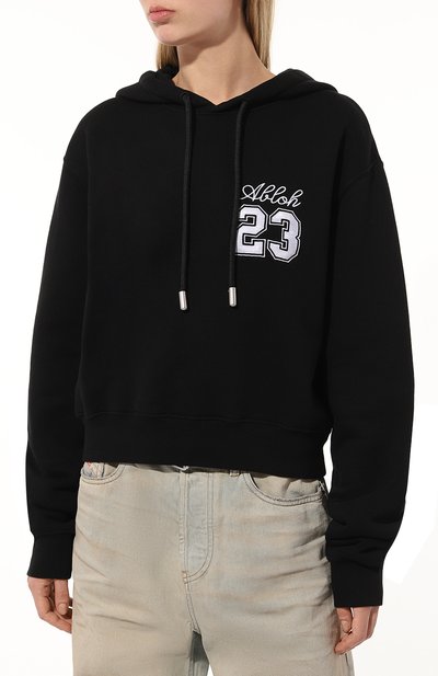 Хлопковое худи OFF-WHITE, арт. 0WBB016S24FLE001, фото 3