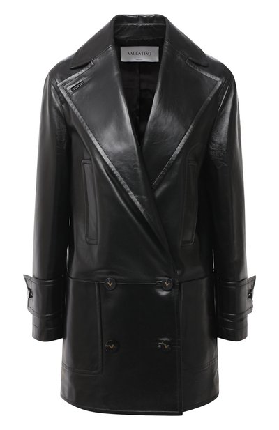 Женское кожаное пальто VALENTINO, арт. UB3NB05D5K1