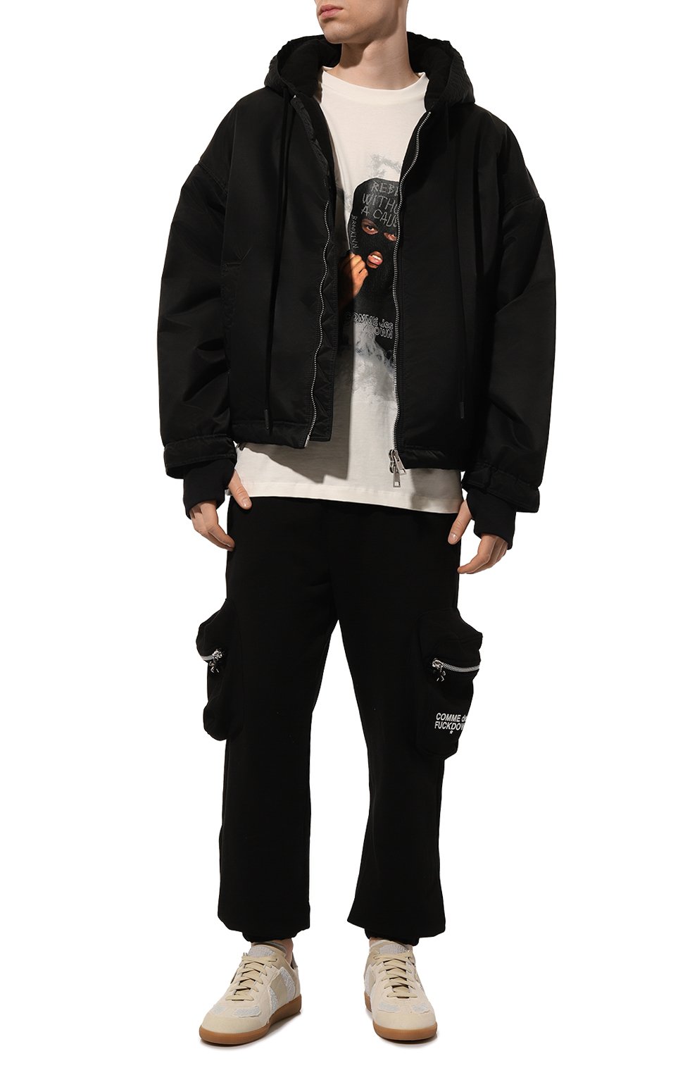 Хлопковая футболка COMME DES FUCKDOWN, арт. CFABM01450, фото 2