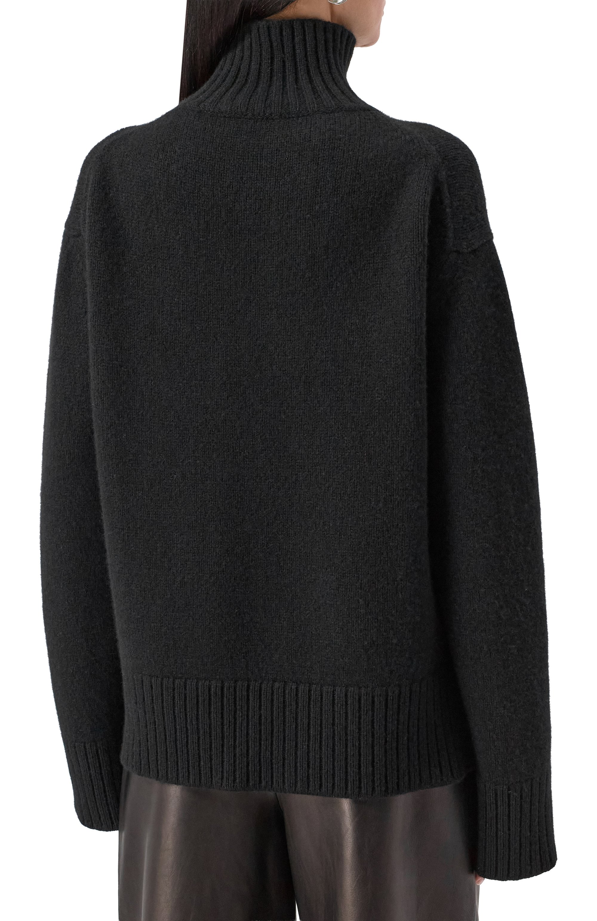 Кашемировый свитер MVST черного цвета по цене 155500 руб., арт. MKNSW038/ME24082, фото 4 Кашемировый свитер MVST, арт. MKNSW038/ME24082, фото 4