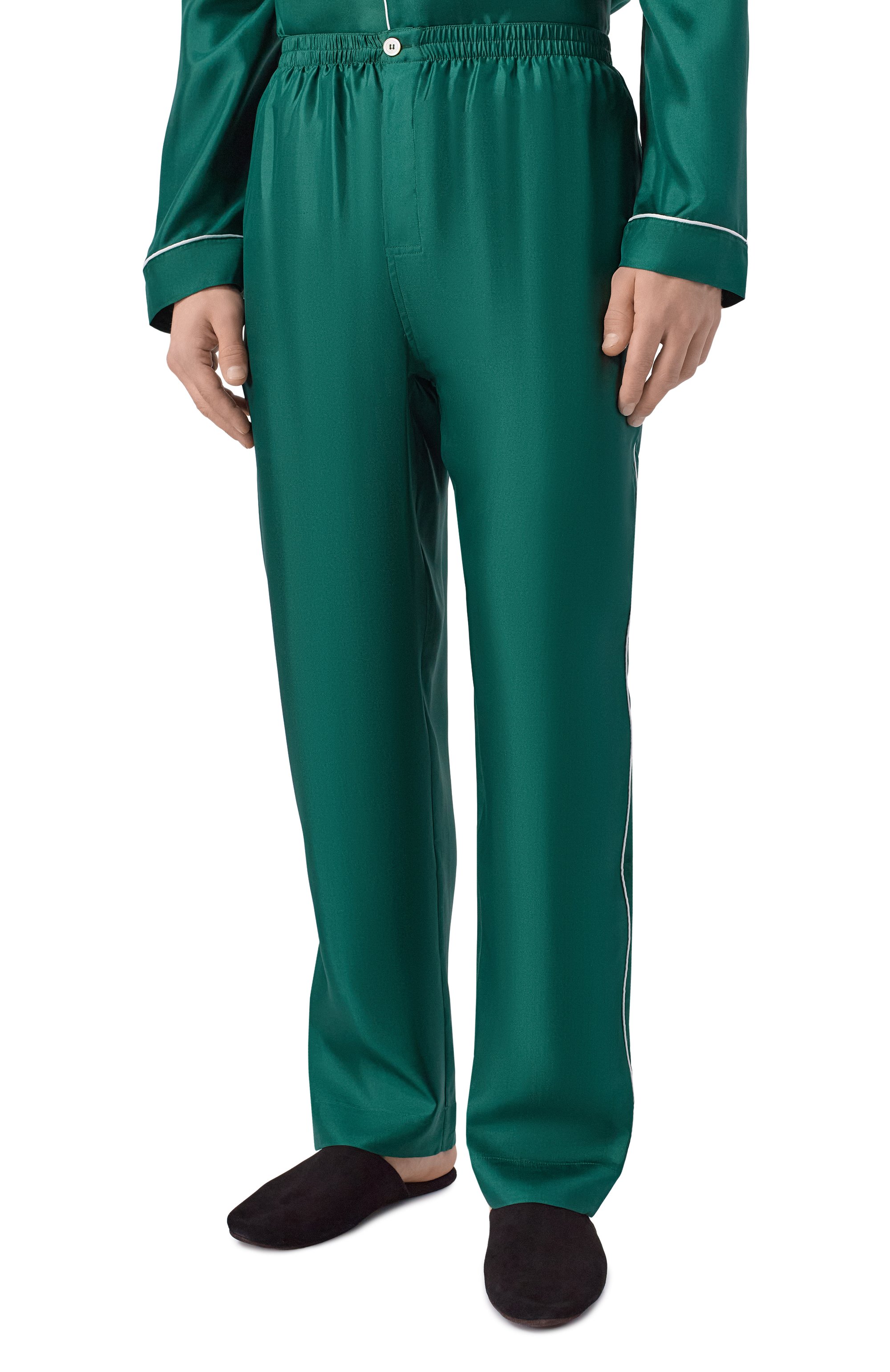 Шелковые брюки KITON, арт. UNWT005K0761H, фото 3