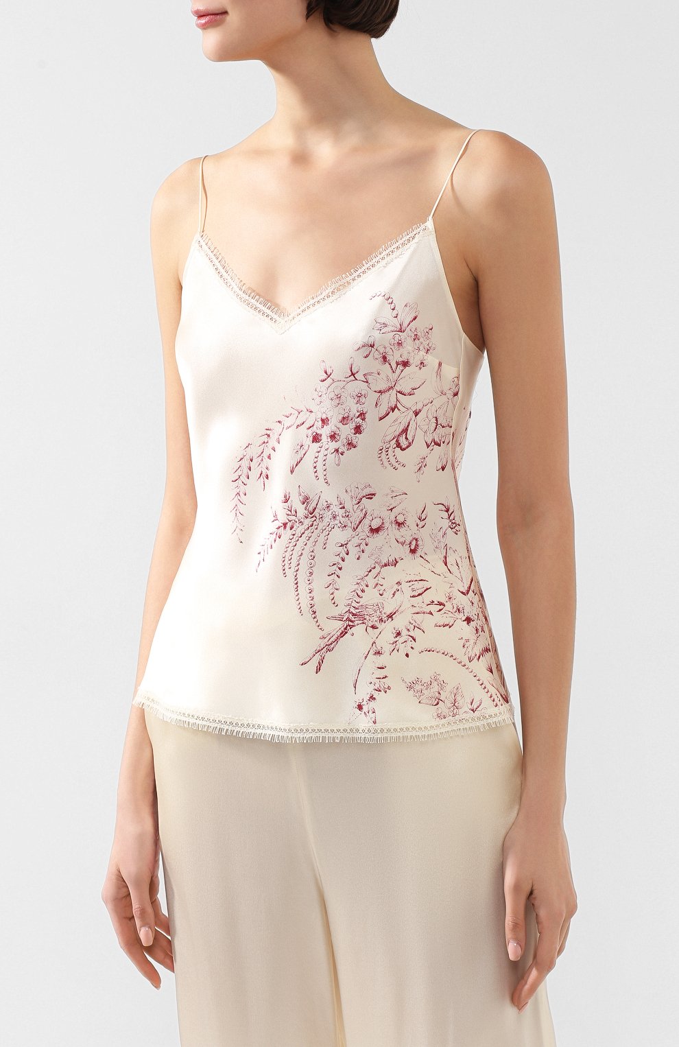 Шелковая майка CARINE GILSON, арт. GL0853CT C20, фото 3