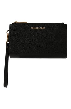 Женские кожаный кошелек jet set MICHAEL MICHAEL KORS черного цвета, арт. 34F9GAFW4L | Фото 4 (Материал: Натуральная кожа; Нос: Не проставлено)
