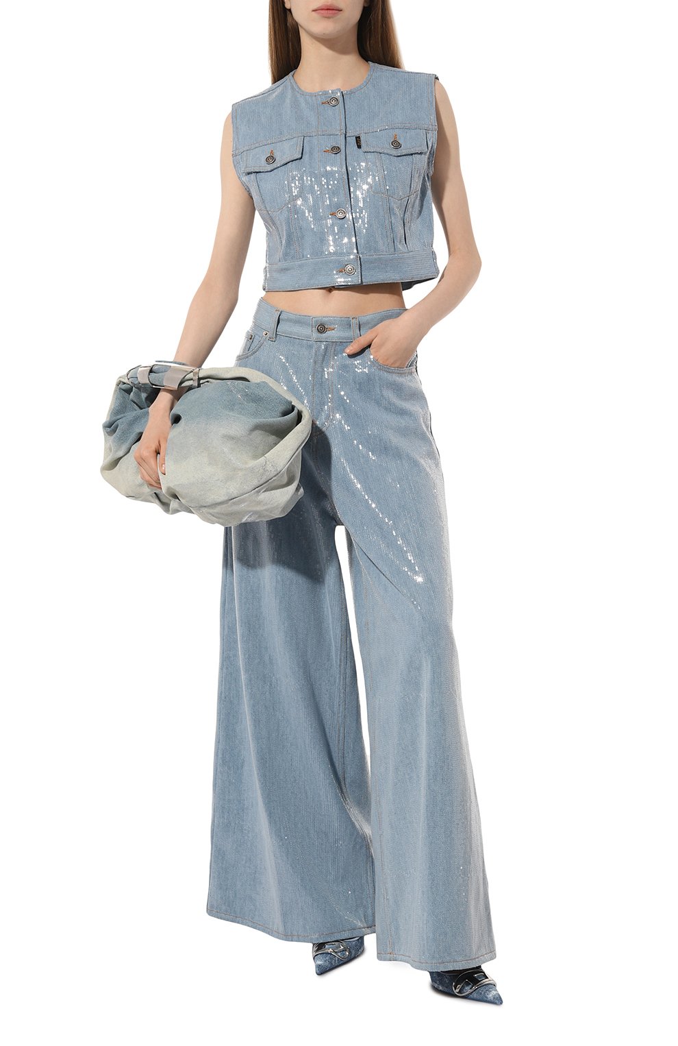 Джинсовый жилет HAIKURE, арт. HEW09104DF135L0842, фото 2