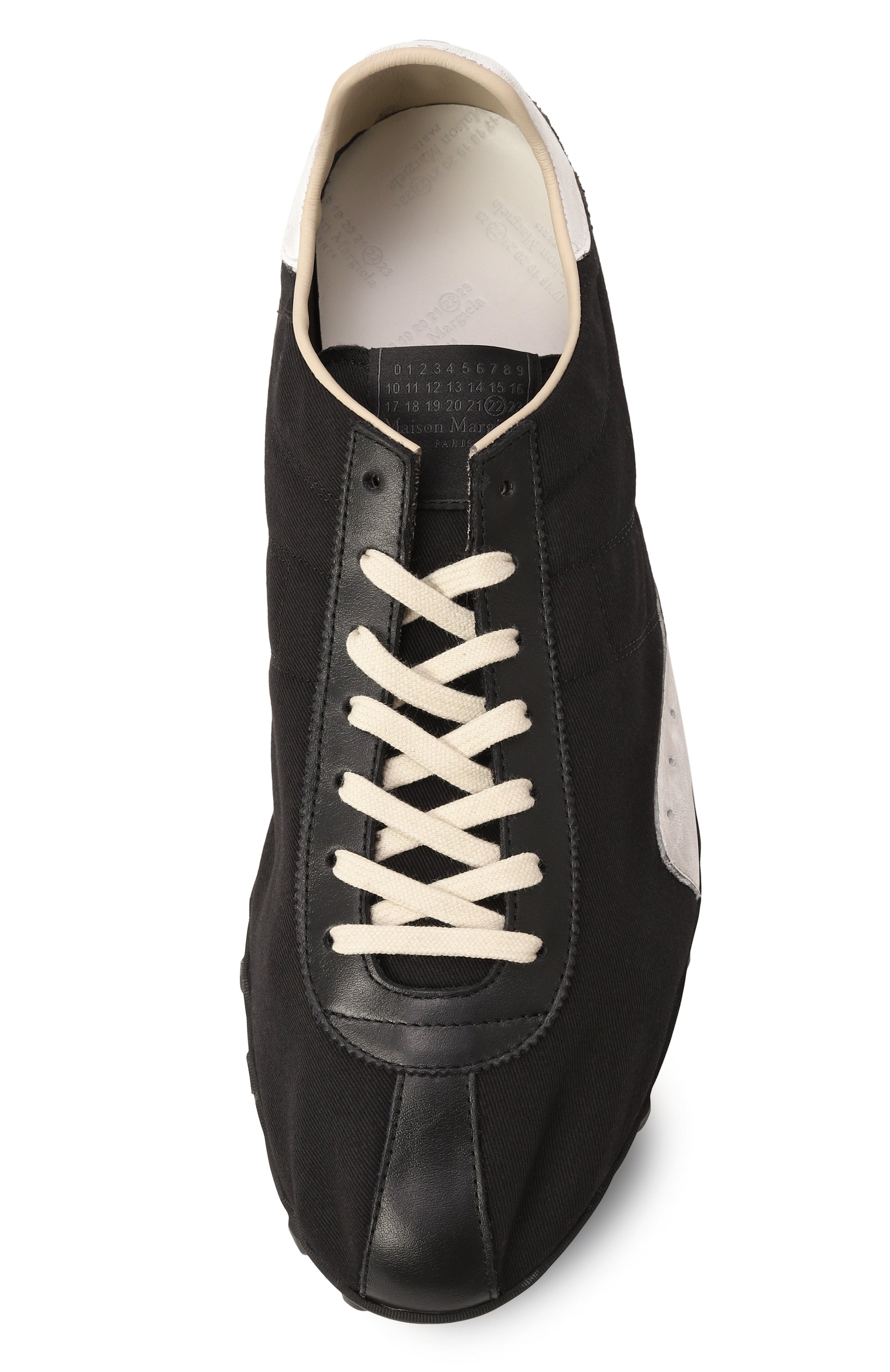 Комбинированные кеды sprinters MAISON MARGIELA черного цвета по цене 79950 руб., арт. S57WS0509/P8190, фото 6 Комбинированные кеды sprinters MAISON MARGIELA, арт. S57WS0509/P8190, фото 6