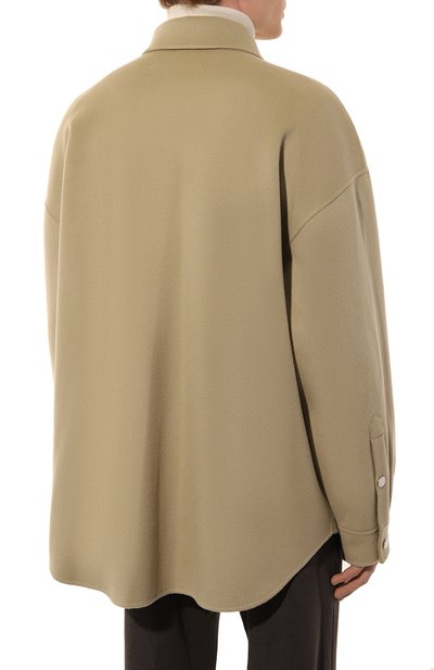 Куртка-рубашка из шерсти и шелка NANUSHKA, арт. NM24PFJK00962, фото 4