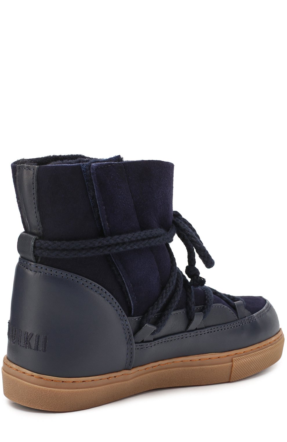 Кожаные сапоги с отделкой из овчины и замши INUIKII, арт. 20300/34-38, фото 3