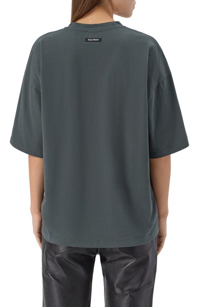 Хлопковая футболка HALFBOY, арт. HF251WT028, фото 4