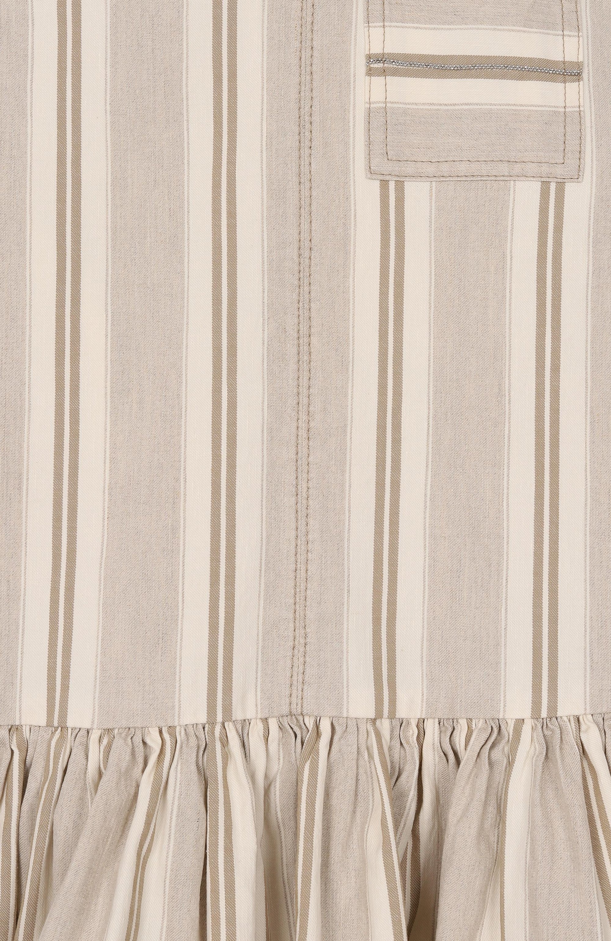 Сарафан из хлопка и льна BRUNELLO CUCINELLI, арт. BL106A330A, фото 3