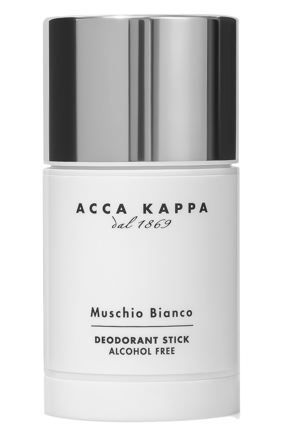 Дезодорант-стик muschio bianco (75ml) ACCA KAPPA бесцветного цвета по цене 3500 руб., арт. 853250, фото 1 Дезодорант-стик muschio bianco (75ml) ACCA KAPPA, арт. 853250, фото 1