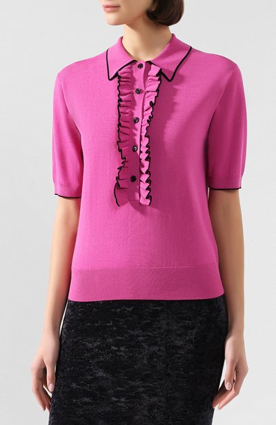 Пуловер из смеси вискозы и хлопка DRIES VAN NOTEN, арт. 201-11231-9706, фото 3