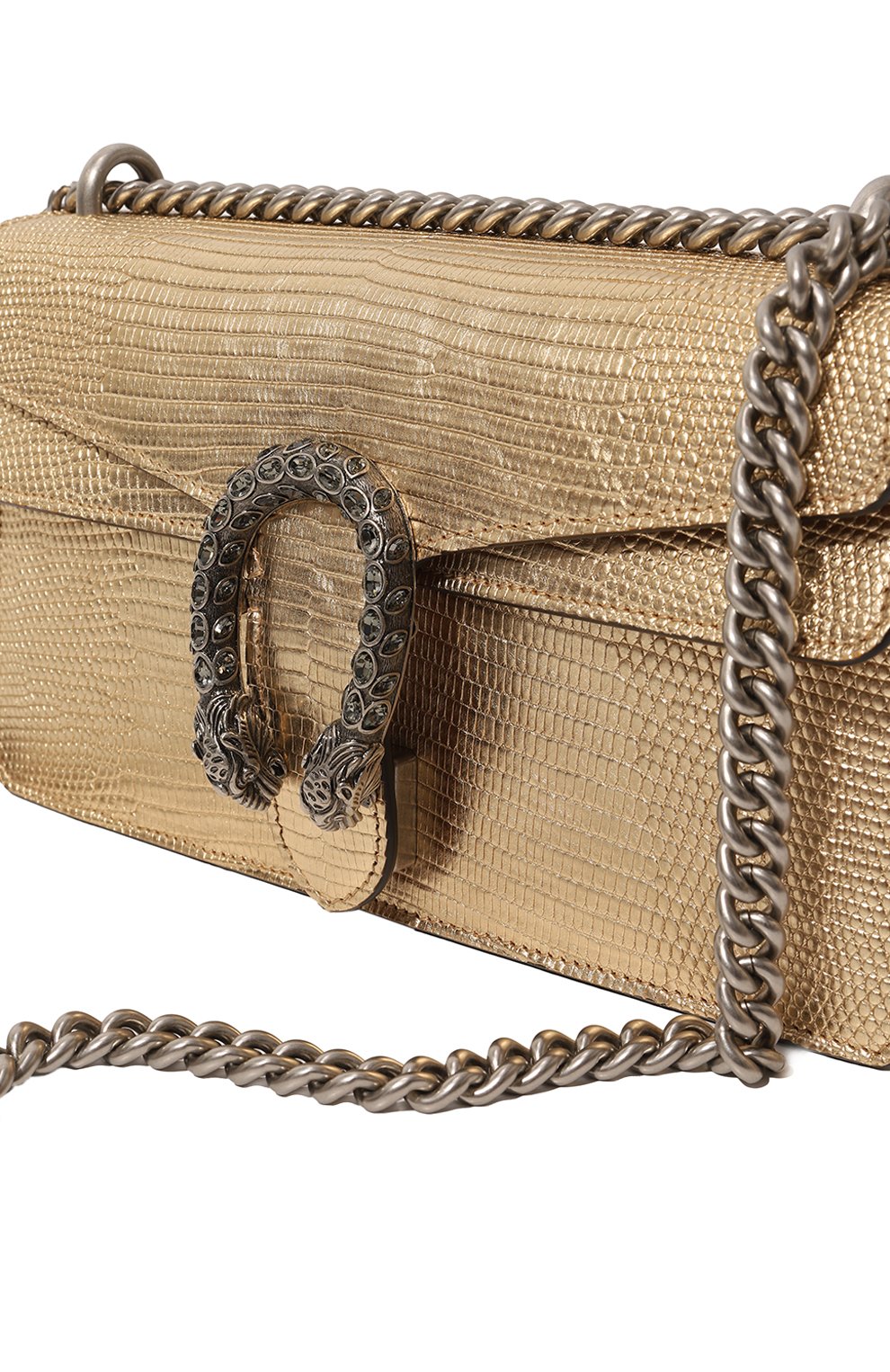 Сумка dionysus small из кожи ящерицы GUCCI, арт. 499623 EYZBX, фото 3