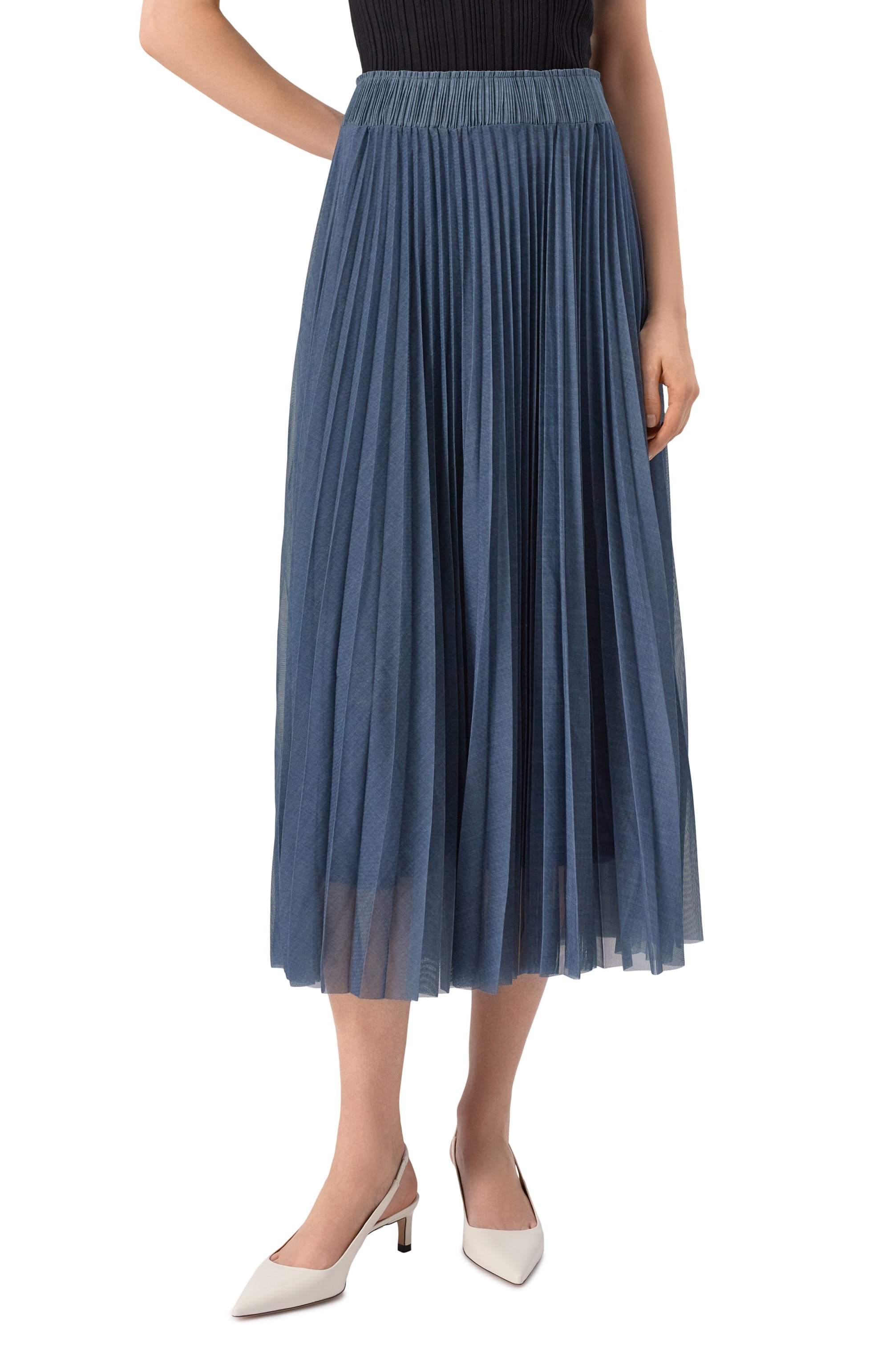 Плиссированная юбка BOSS, арт. 50543192, фото 3