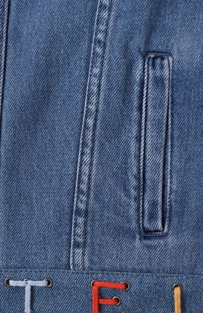 Джинсовая куртка STELLA MCCARTNEY синего цвета по цене 28550 руб., арт. TW2B17, фото 3 Джинсовая куртка STELLA MCCARTNEY, арт. TW2B17, фото 3