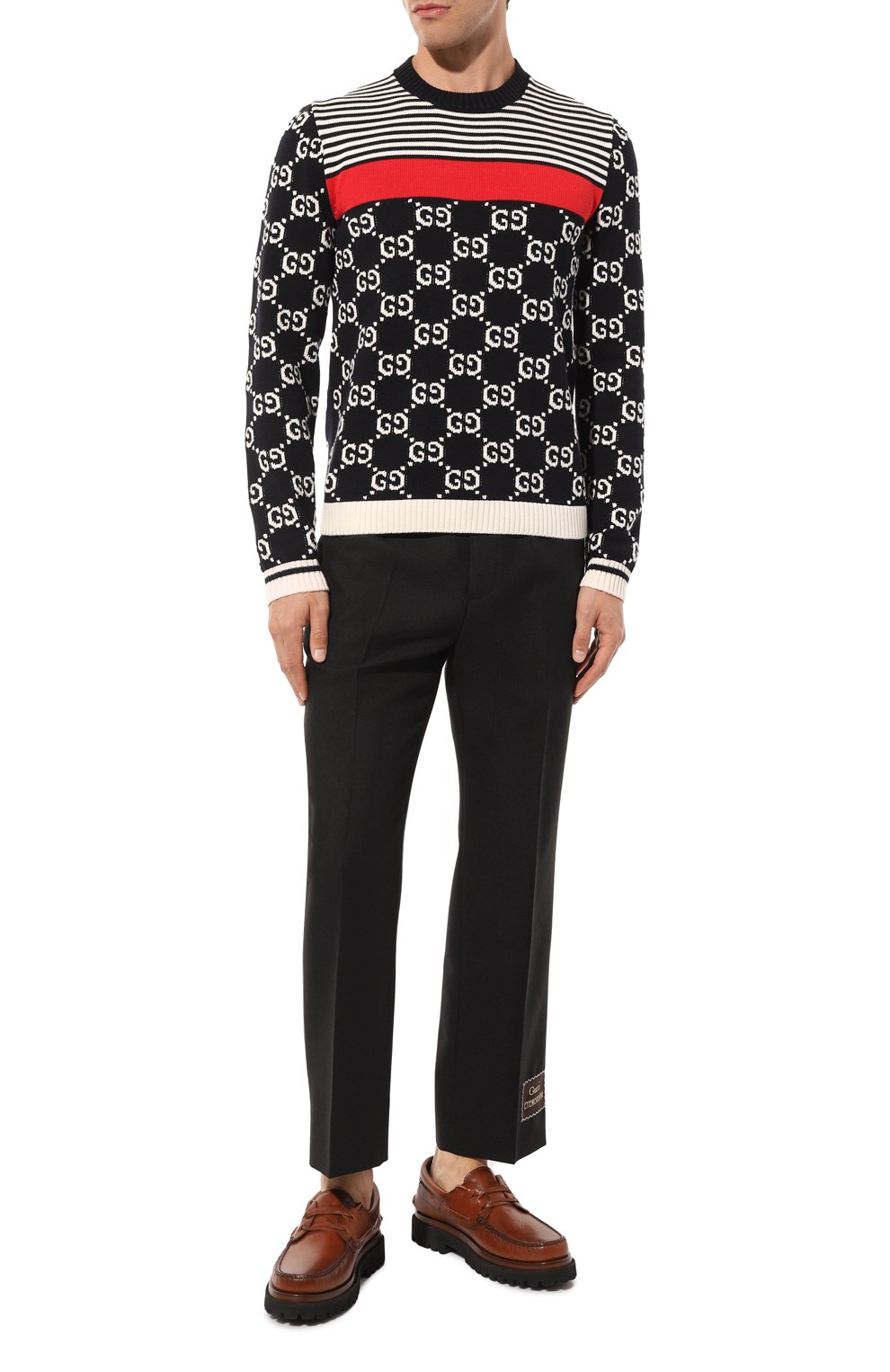 Хлопковый свитер GUCCI, арт. 496458 X9I07, фото 2