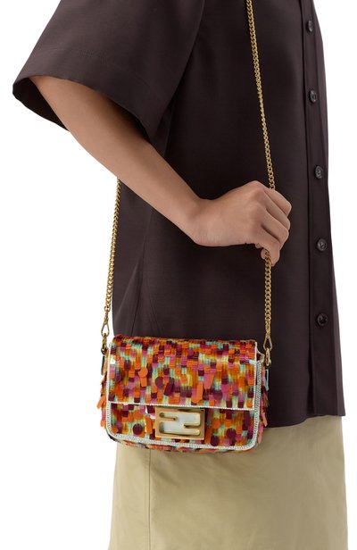 Женская сумка baguette mini FENDI, арт. 8BS017/AY5I