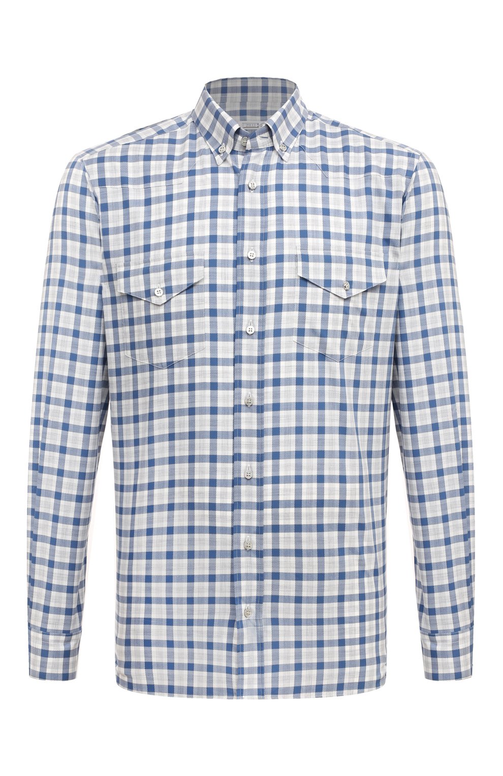 Хлопковая рубашка ZILLI, арт. REGC02ZS13115ZS104548, фото 1