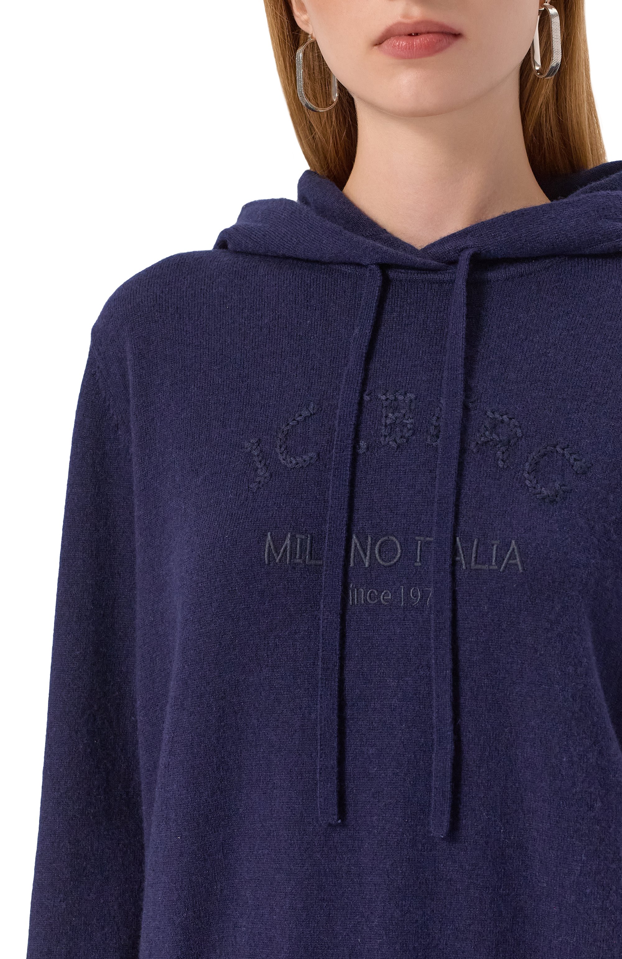 Худи из шерсти и кашемира ICEBERG, арт. A020/9003, фото 5